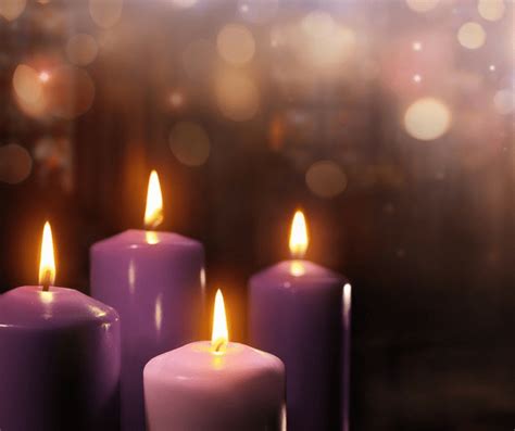 Advent Candles Purple | Redeemer Presbyterian Church Austin Texas