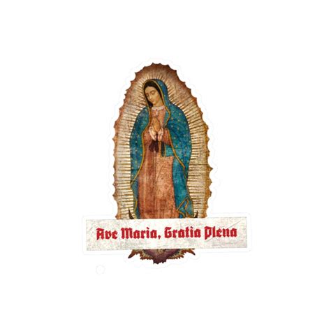 Our Lady Of Guadeloupe Sticker Beneath The Broom Tree