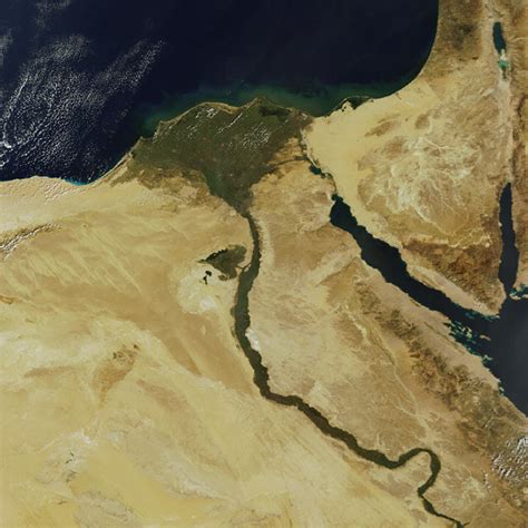 Earth Snapshot • The Nile River – November 23rd, 2008