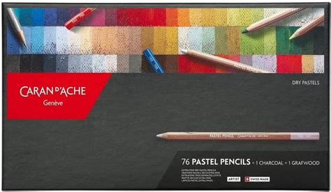 Caran D Ache Pastel Pencils Charcoal Grafwood Pencil