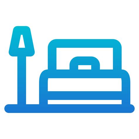 Hotel Bed Generic Gradient Icon