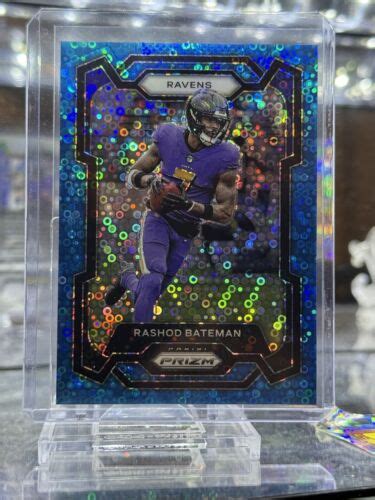 Panini Prizm Rashod Bateman No Huddle Blue Prizm Baltimore