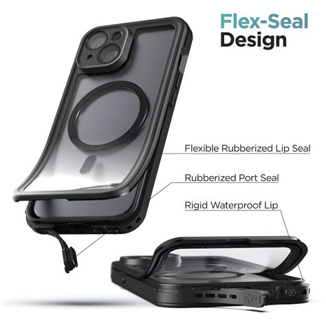 iPhone 15 Waterproof Case with Belt Clip Holster - Encased