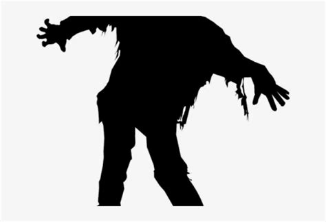 Zombie Clipart Shadow Dancing Zombie Silhouette Png Image