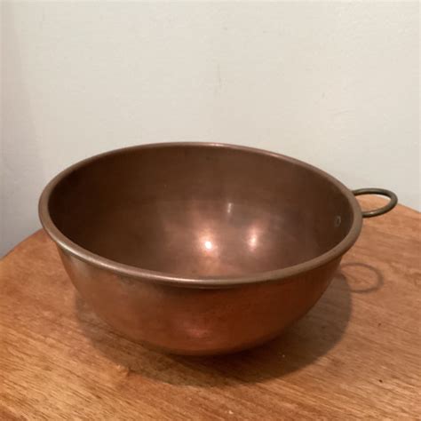 Antique Copper Mixing Bowls Late 19th Century Set Of 2 Chairish