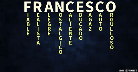 Qu Significa Francesco