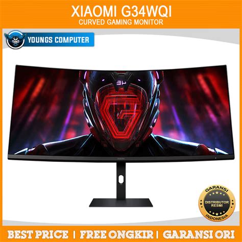 Promo Led Xiaomi G Wqi Curved Gaming Monitor Wqhd Hz Ms