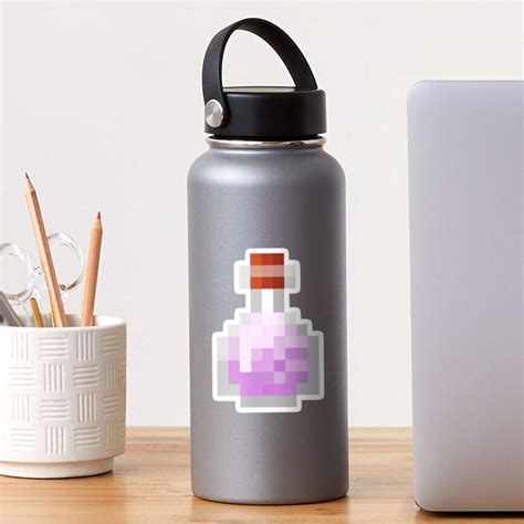 Purple Minecraft Potion Sticker For Sale By Lottielovesyou Redbubble