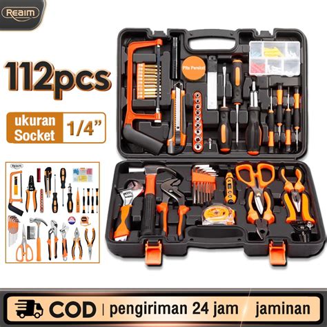 Jual Reaim Hand Toolset Pcs Tool Kit Alat Rumah Tangga Tool Kit Set