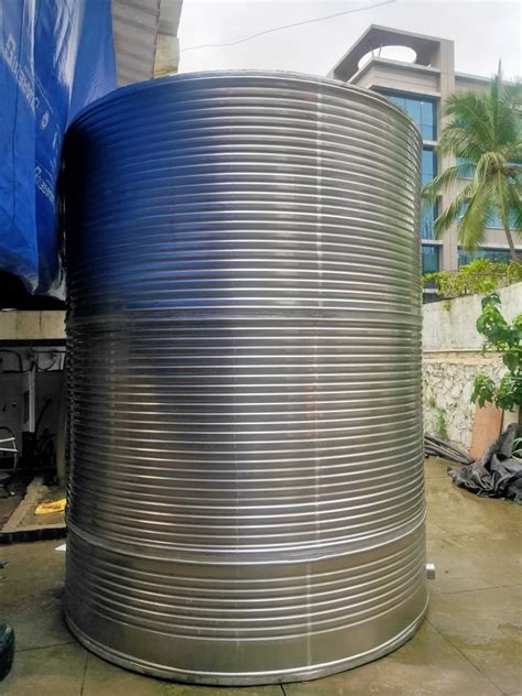 Go Green 3700 Litre Vertical SS Water Tank 1000 5000 L At Rs 44400