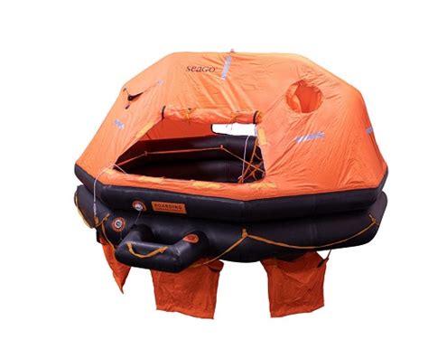 04p Liferaft ISO9650 1 24h With A Grab Bag SEAGO Sea Master Plus 4C