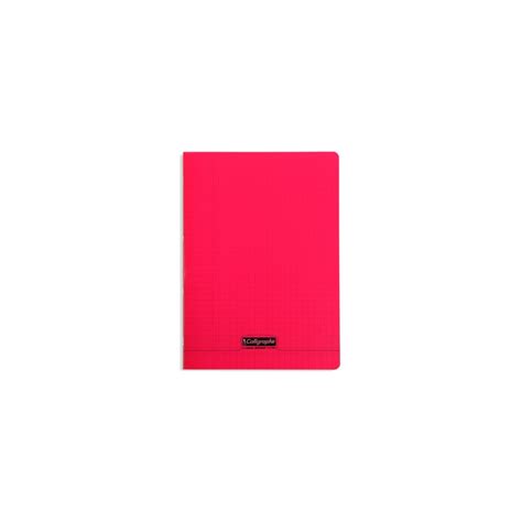 Cahier piqué 8000 POLYPRO SEYES Calligraphe 21x 29 7 192P 90G Rouge