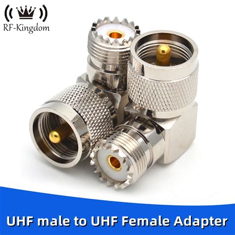 Pc Rf Adaptadores Graus Uhf Macho Para Uhf F Mea Pl Para So