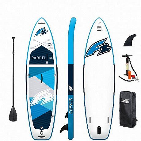 Sup F Strato Blue Mit Paddel Aufblasbares Stand Up Paddle Board