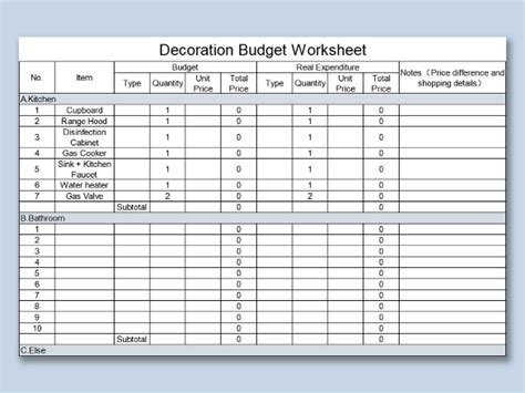 Excel Budget Templates Free Download Wps Office Academy