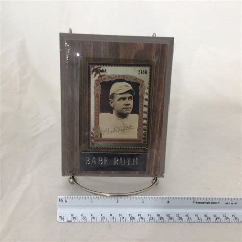 Baseball Babe Ruth Cards On Plaques Estatesales Org