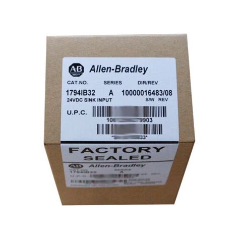 NEW FACTORY SEALED AB 1794 IB32 FLEX I O SER A INPUT MODULE 1794 IB32