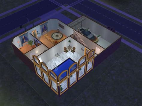 Mod The Sims Bachelor Pad 1BR 3BA Indoor Pool Hot Tub Garage