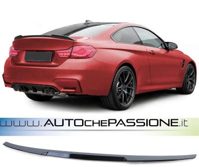 Spoiler Alettone Nero Lucido Bmw Serie 4 F32 2013 2021 Cod 41654