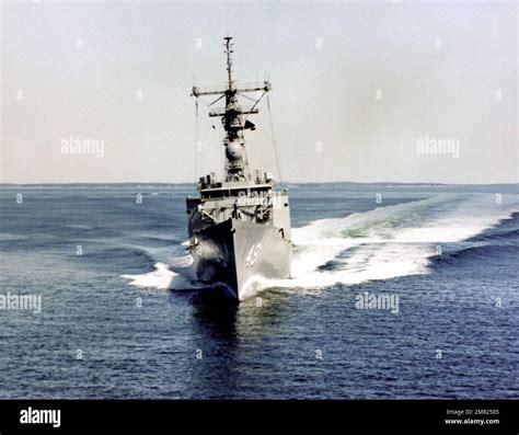 A Port Bow View Of The Guided Missile Frigate ROBERT G BRADLEY FFG 49