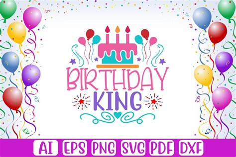 Birthday King Graphic by artdesignstore30 · Creative Fabrica