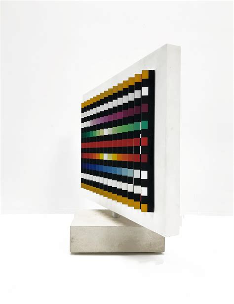 Victor Vasarely - DOUBLE SIDED POLYMORPH KENETIC SCULPTURE For Sale at 1stDibs | kenetic art ...