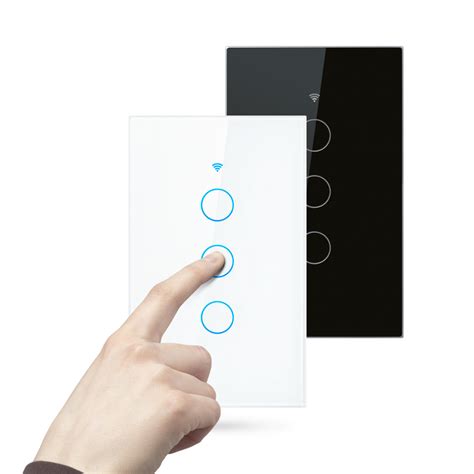 Interruptor De Luz T Ctil Tuya Smart Ch Wifi App Dom Tica Interruptores