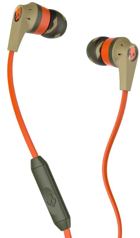 Skullcandy Riot With Mic1 Earbuds Camo