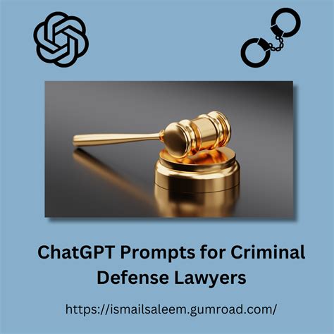 Chatgpt Prompts For Criminal Defense Lawyer