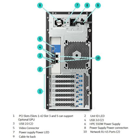 Hpe Proliant Ml150 Gen9 E5 2620v4 16gb R H240 Hot Plug 8sff Sas 900w P Ecs