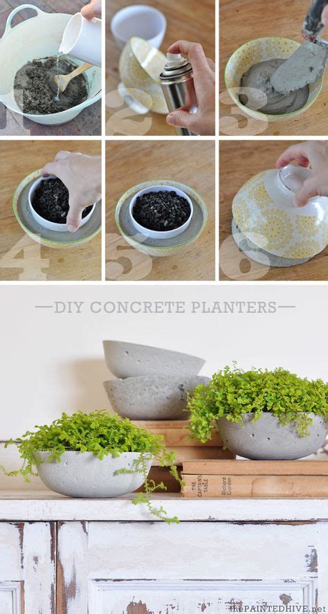 150 Concrete Planters Mold Ideas Concrete Planters Concrete Diy