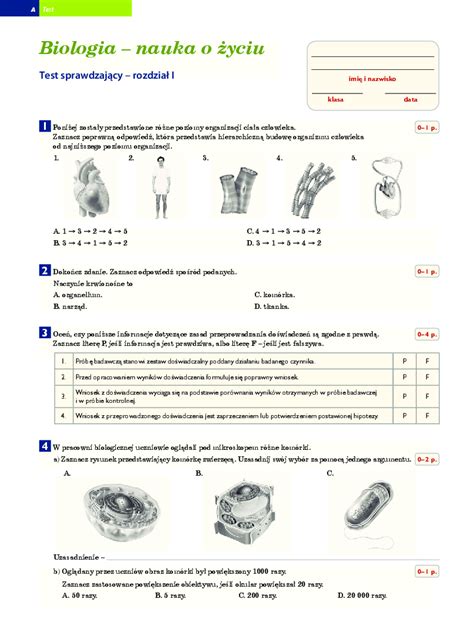 Sprawdzian Biologia Puls Ycia Margaret Wiegel