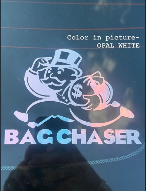 Monopoly Man Bag Chaser Decal Moneycash Decal Sticker Money Chaser