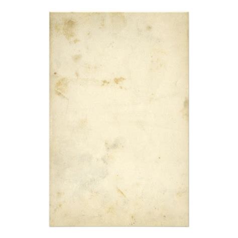 Blank Antique Stained Paper Stationery