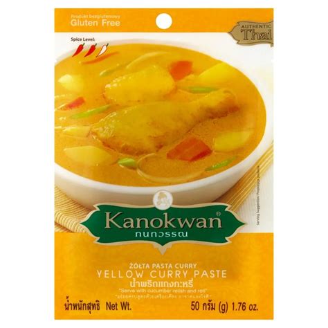 Kanokwan Żółta pasta curry 50 g Zakupy online z dostawą do domu