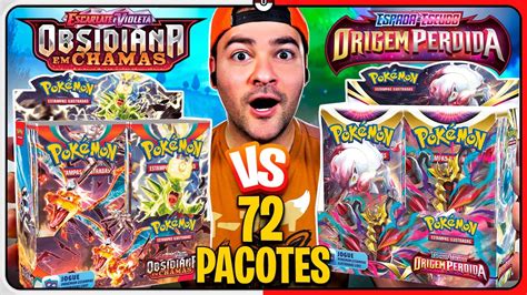 R 640 para abrir Obsidiana em Chamas e Origem Perdida do Pokémon TCG