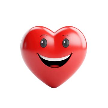 Smile Heart Character Emoji, Heart, Valentines, Day PNG Transparent ...