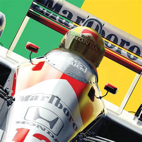 Art Print Mclaren Mp44 Ayrton Senna San Marino Gp 35th