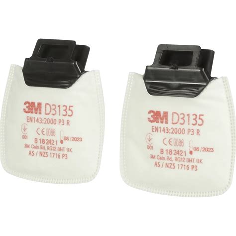 3M Secure Click D3135 Particulate Filter Protection Level P3 R