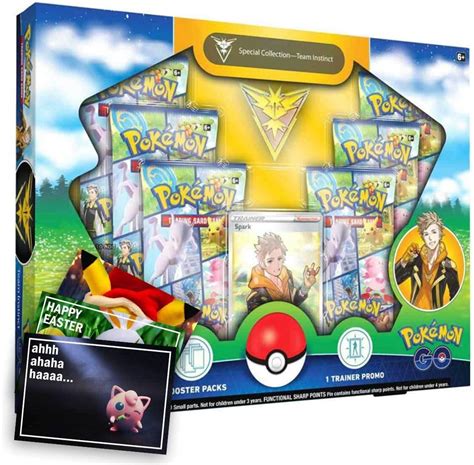 Lively Moments Pokemon Go Karten Special Collection Team Instinct