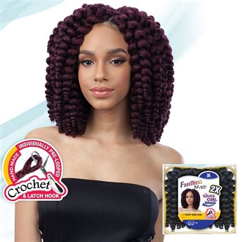 Freetress Natte Fluffy Wand Curl 2x Superbeautefr