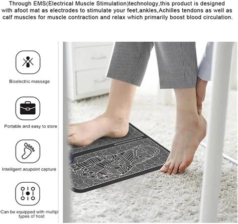 Ems Foot Massage Mat Automatic Electric