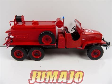 CPF62 POMPIERS 1 43 Hachette IXO Camion Citerne GMC CCKW 353 Feux De