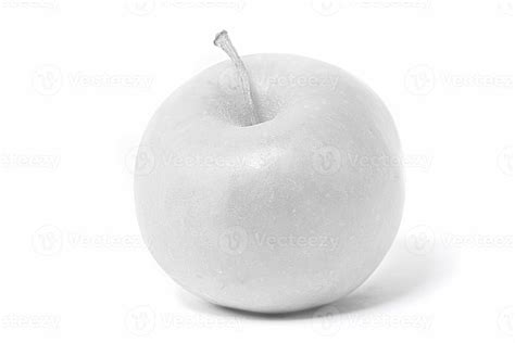 White apple on a white background. Colorless fruit. Winter fruit ...