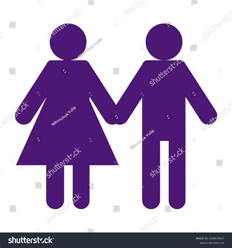 Man Woman Icon Male Female Sign Stock Vector Royalty Free 2168679917