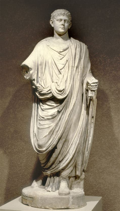 Ancient Roman Toga Statue