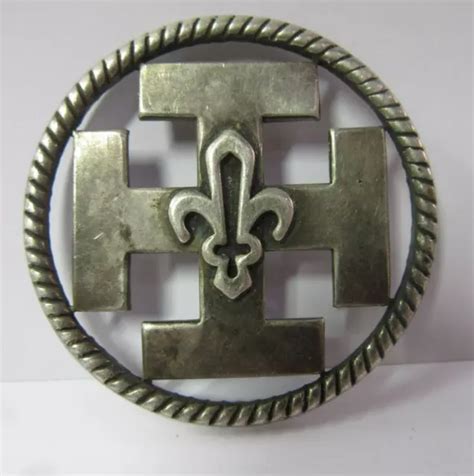 ANCIENNE MÉDAILLE BADGE Insigne Scoutisme Scout de France Fleur de Lys