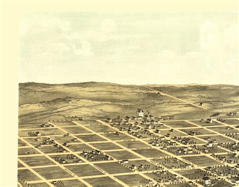 Historic Panoramic View Marengo Iowa Ruger 1868 23 X 2930 Vin