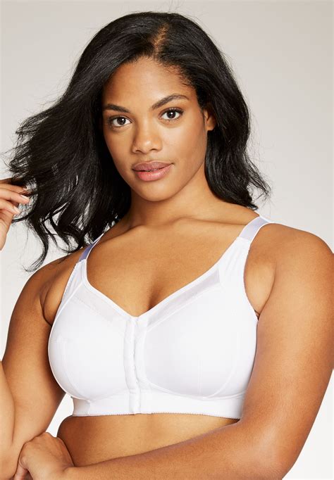 Front Hook Wireless Posture Bra By Comfort Choice® Plus Size Front