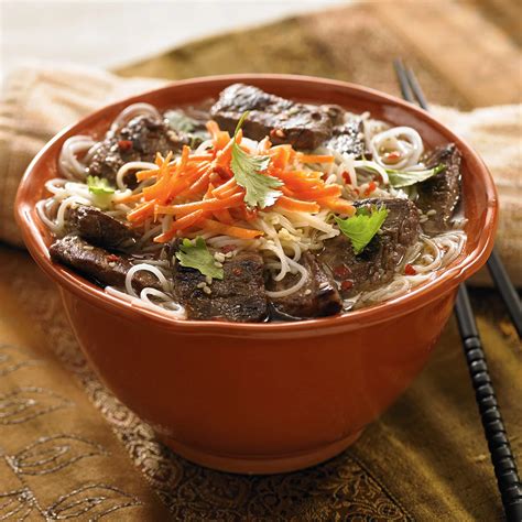 Asian Beef Noodle Bowl Recipe From H E B